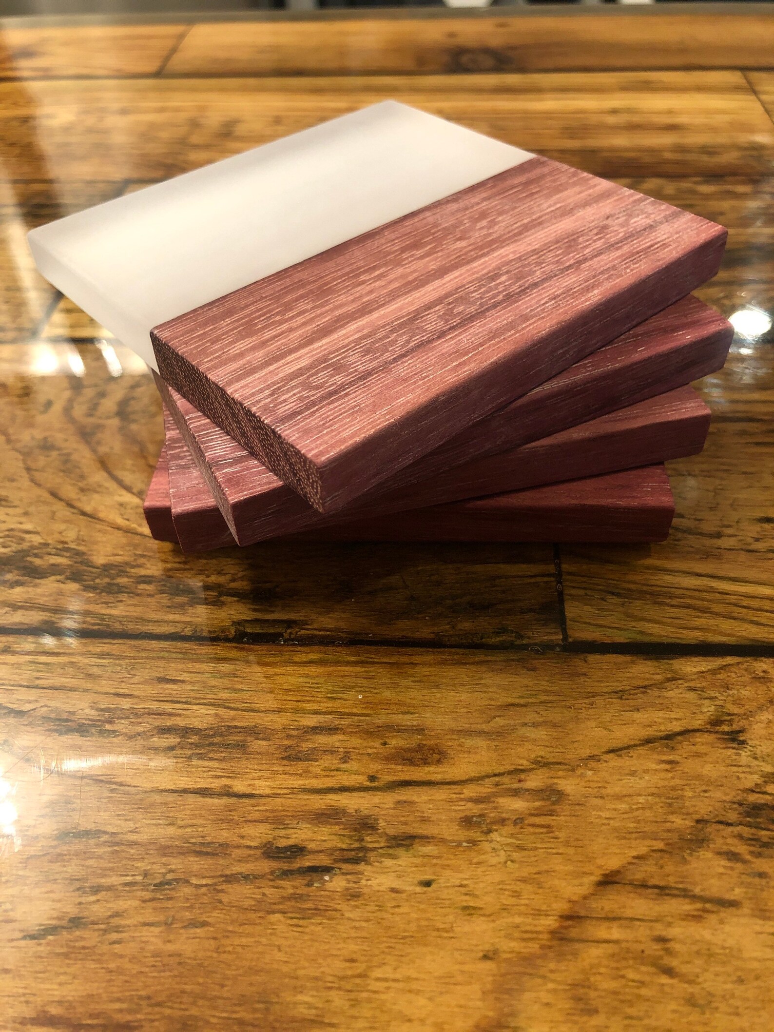 Custom handmade epoxy resin coastersset of 4 Etsy