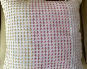 Pair of Waffled Accent Throw Pillow