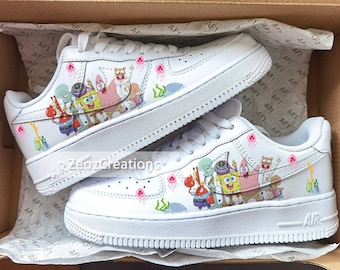 custom spongebob shoes