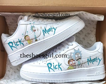 nike air force rick and morty