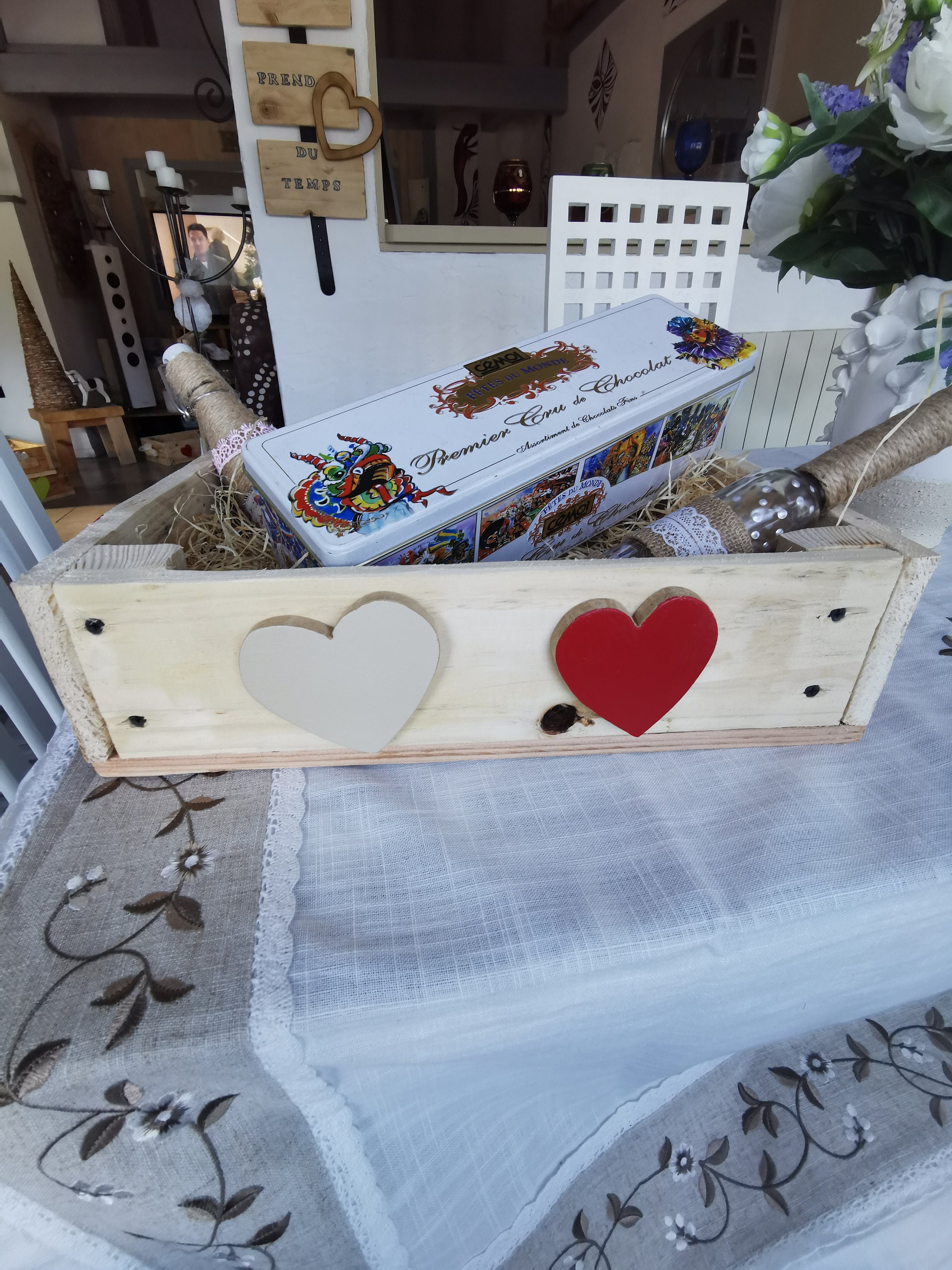 Caisse. Bois. Naturel. Chalet. Montagne. Scandinave. Rangements