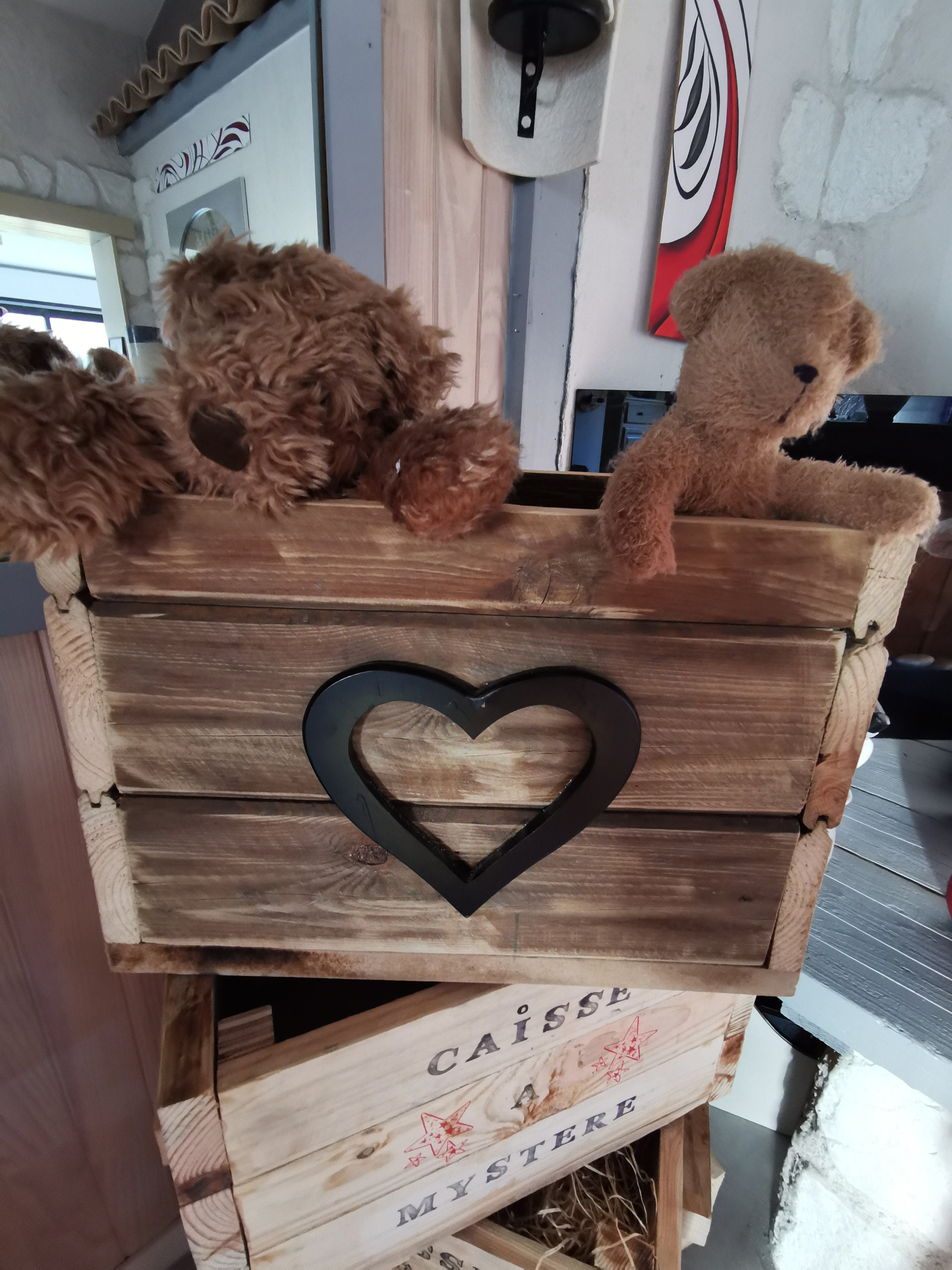 Caisse. Bois. Pin Palette. Rangement. Scandinave. Chalet. Nature. Montagne. Zen