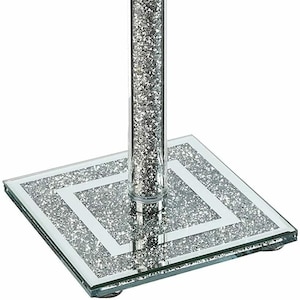 KITCHEN ROLL HOLDER TISSUE HOLDER PAPER TOWEL HOLDER CRUSHED DIAMOND CRYSTAL