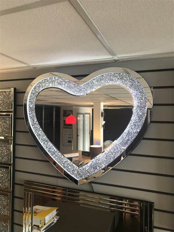 Crushed diamond led mirror online
