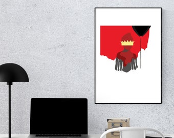 Anti Rihanna Faceless álbum cartel pared arte digital impresión casa decoración música cartel instant download