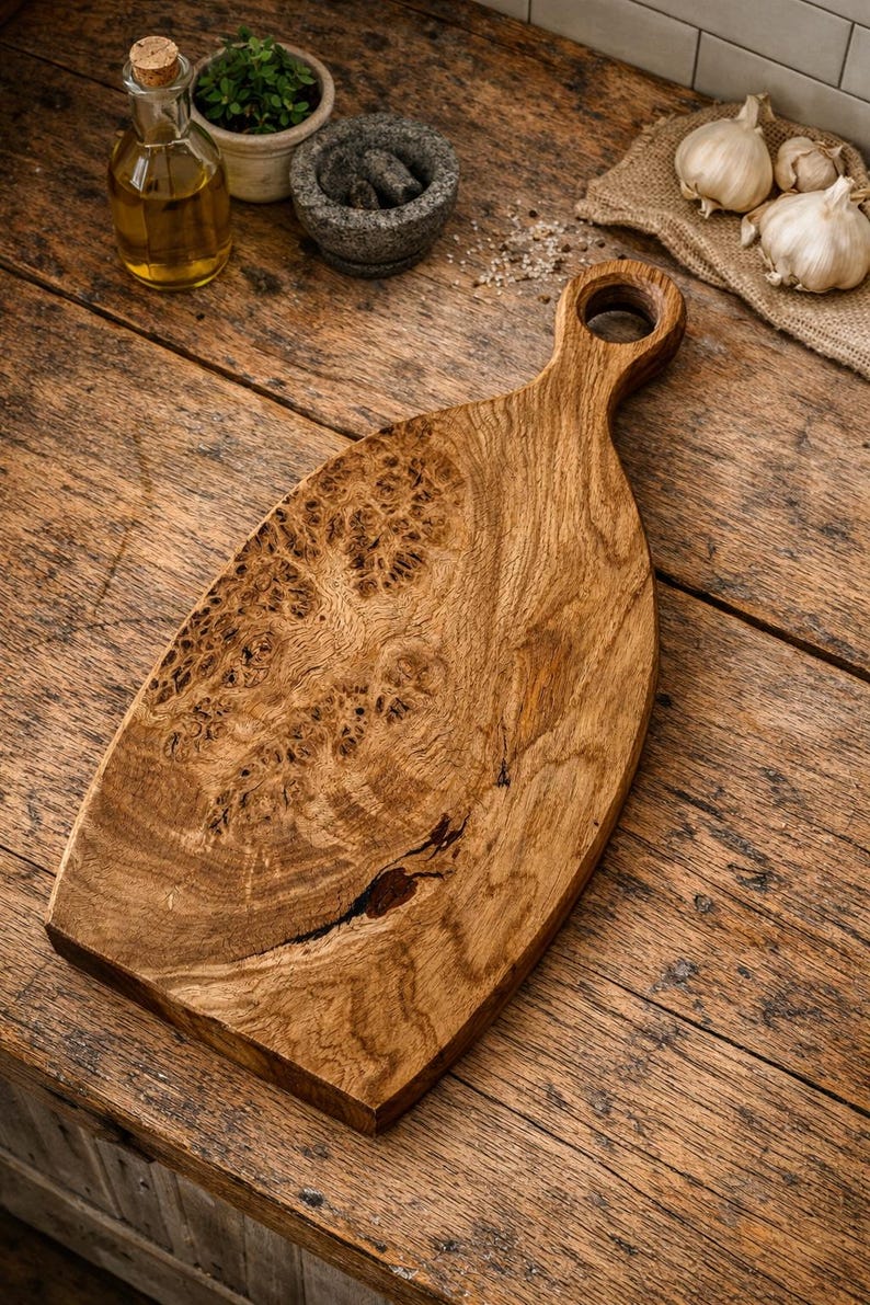 Live Edge Pippy Oak Serving Board image 3
