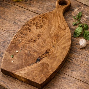 Live Edge Pippy Oak Serving Board image 1