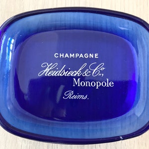 Heidsieck & Co. Monopole Champagne bowl, coin tray, coin tray, Opalex, champagne, flat corners