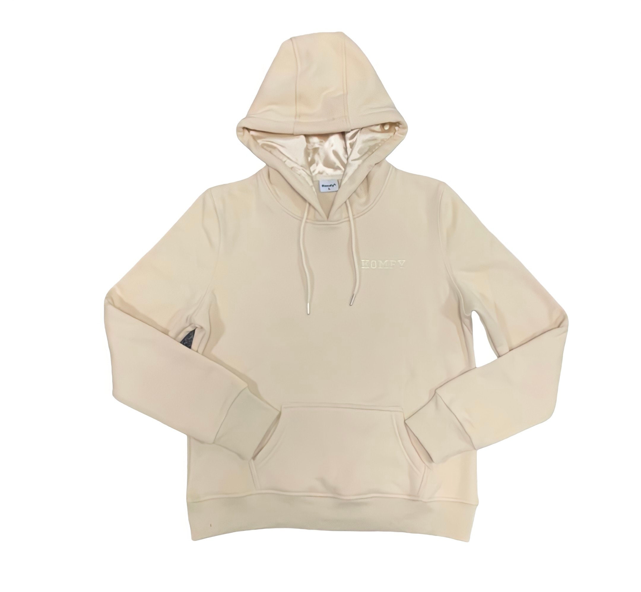 hoodie with satin lined hood
