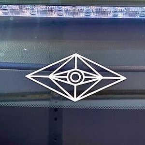 Slander Eye DJ Logo Vinyl Decal EDM Car Laptop Phone Window Sticker