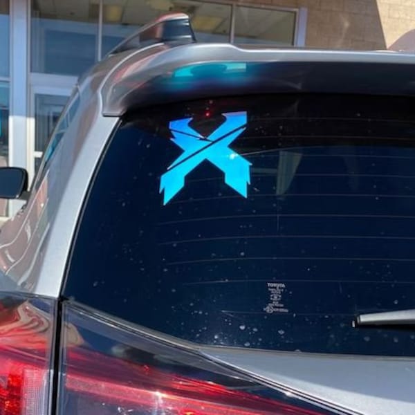 X EDM Car Decal, Car Sticker, Window Decal, Window Sticker, Laptop Decal, Laptop Sticker, Phone Decal, Phone Sticker