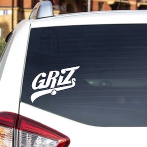 Griz DJ Logo Vinyl Decal EDM Car Laptop Phone Window Sticker