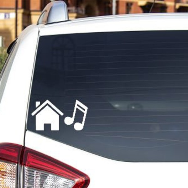 Etiqueta de música de la casa, etiqueta del coche, etiqueta engomada del coche, etiqueta de la ventana, etiqueta de la ventana, etiqueta del ordenador portátil, etiqueta del ordenador portátil, etiqueta del teléfono, etiqueta del teléfono