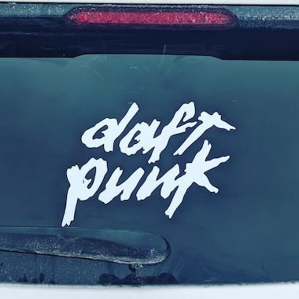 Daft Punk DJ Logo Vinyl Decal EDM Car Laptop Phone Window Sticker
