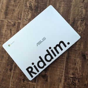 Riddim Vinyl Aufkleber EDM Auto Laptop Telefon Fenster Aufkleber