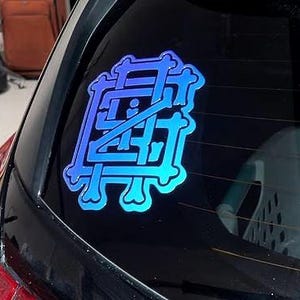 Griz bones Logo Vinyl Decal EDM Car Laptop Phone Window Sticker