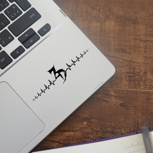Zed Dead Heartbeat DJ Logo Vinyl Decal EDM Car Laptop Phone Window Sticker