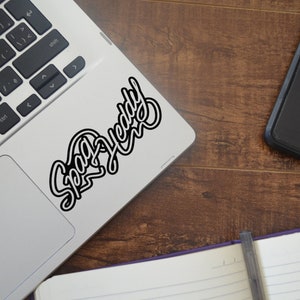 Spag Heddy Name DJ Logo Vinyl Decal EDM Car Laptop Phone Window Sticker