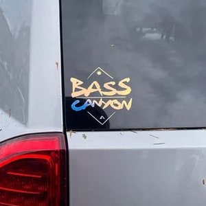 Bass Canyon Logo Vinyl Decal EDM Car Laptop Phone Window Sticker