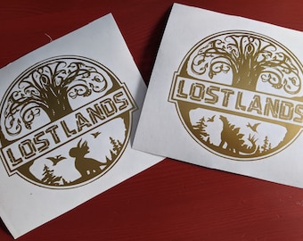 Lost Lands Tree DJ Logo Vinyl Decal EDM Car Laptop Phone Window Sticker