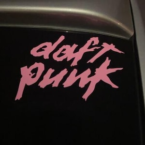 Daft Punk DJ Logo Vinyl Decal EDM Car Laptop Phone Window Sticker