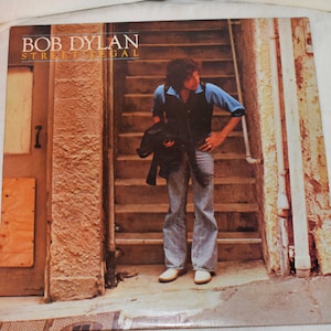 Vintage 1970s Vinyl Album Bob Dylan Album Titled Street Legal Columbia Records JC35453 Pop Classic Rock