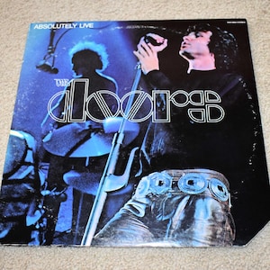 Vintage vinylplatenalbum uit de jaren 70 The Doors Entitled Absoluut Live Double Album Classic Rock