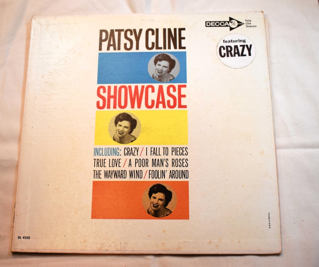 Patsy Cline Records Vintage Vinyl Record Album, Patsy Cline, Showcase, Classic Country - Etsy