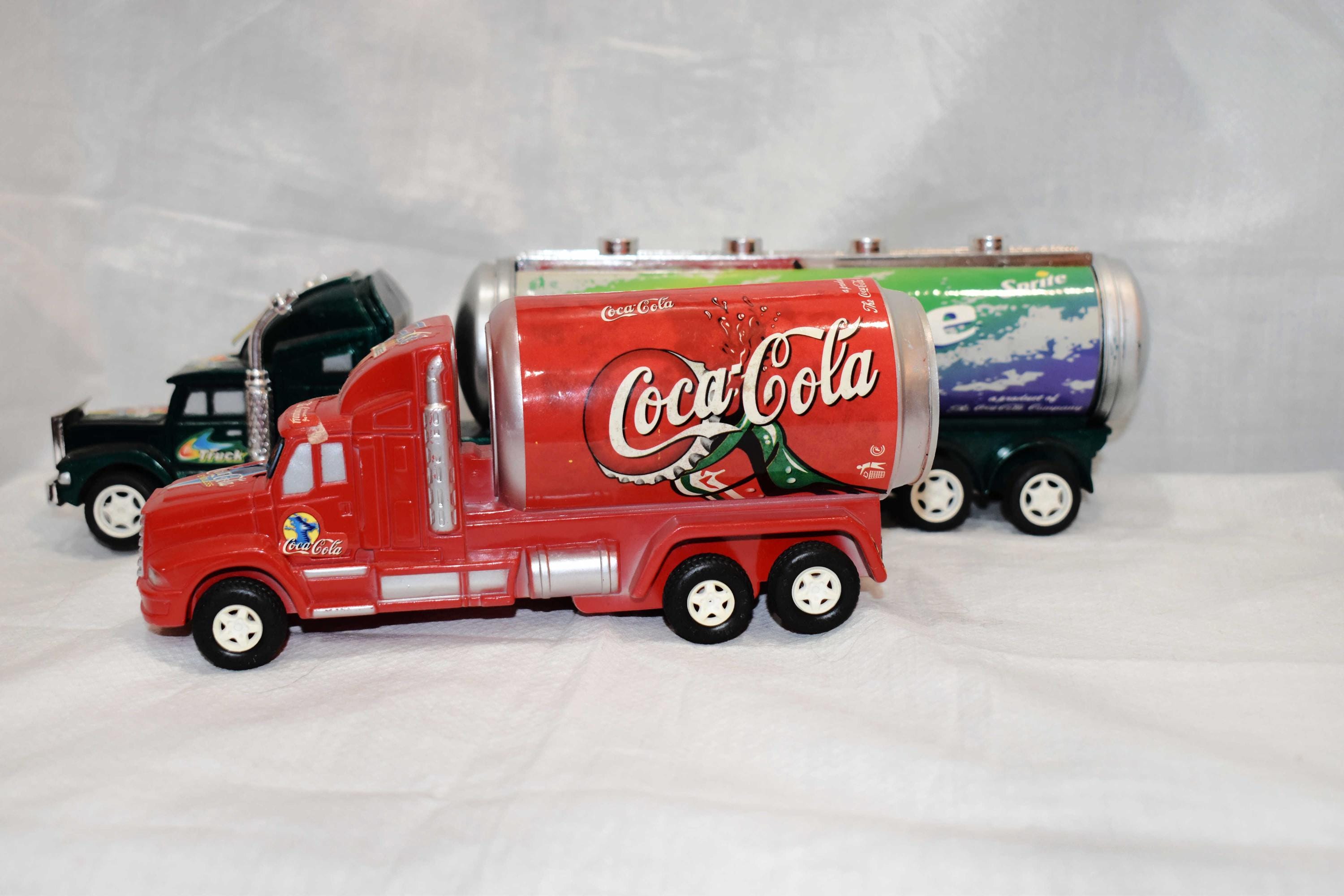 Vintage Coca Cola and Sprite Can Trucks, Decor, Collectible - Etsy