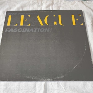 Vintage 1980s Vinyl Album The Human League Fascination LP Vinyl Record Original 80s New Wave Pop 33 RPM A&M Records