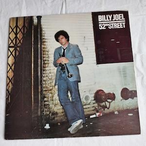 Vintage 1970s Vinyl Record Album Billy Joel 52nd Street 33 rpm LP Record FC35609 Pop Classic Rock Genre The Piano Man