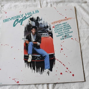 Vintage 1980s Vinyl Album Beverly Hills Cop Motion Picture Soundtrack LP Music Album MCA5553 Pop Rock Music Genre