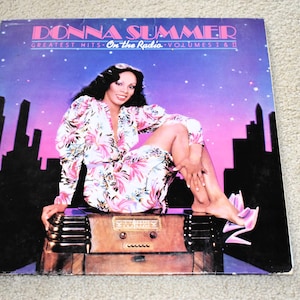 Vintage 1970s Vinyl Record Album Donna Summer On The Radio Greatest Hits Double Album