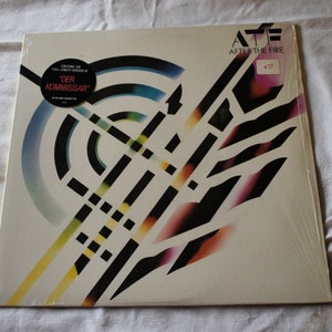 Vintage 1980s Vinyl ATF After the Fire 33 Rpm LP Music Album BL 38282 Epic Records With Original Clear Plastic Wrap