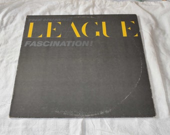 Vintage 1980s Vinyl Album, The Human League, Fascination, LP, Vinyl Record, Original 80s, New Wave, Pop, 33 RPM, A&M Records