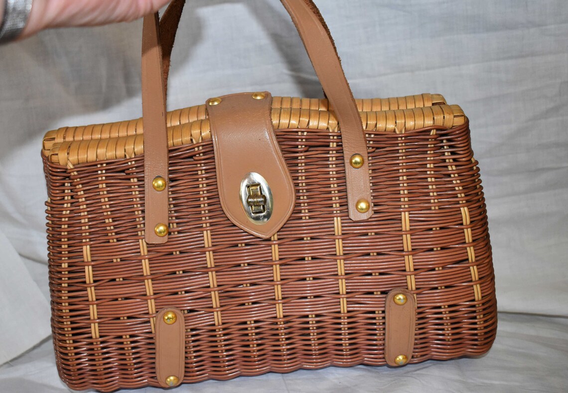 Sac à main vintage des années 1960 charmant sac à main en | Etsy