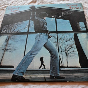 Vintage 1980s Vinyl Album Billy Joel Glass Houses 33 rpm LP Record BL 36384 Pop Classic Rock
