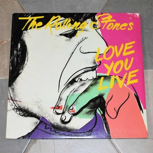 Vintage 1970s Vinyl Record Album The Rolling Stones Love You Live Double Album COC209001 Classic Rock Pop