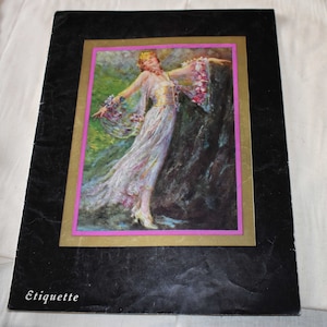 Vintage 1930s Women&#39;s World Etiquette Magazine Current Fashions Part 4 of 4 Service Library Series