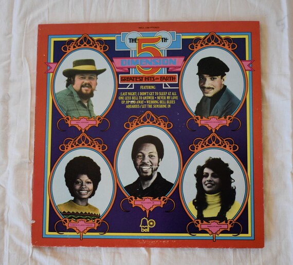 洋楽 THE 5th DIMENSION GOLD DISC Vinyl Record 1970s Vinyl Album, the 5th Dimension, Greatest Hits on Earth