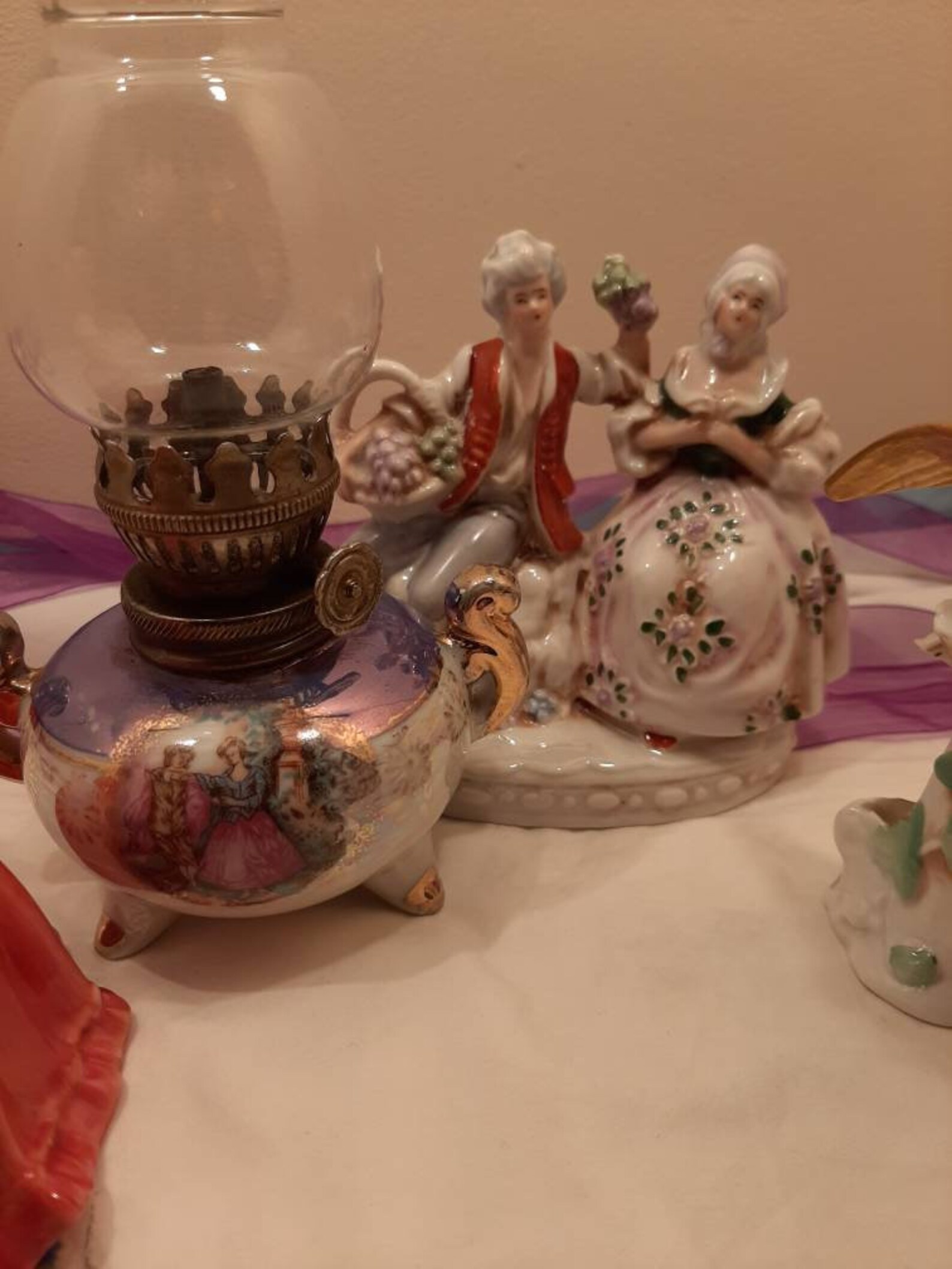 41199. Vintage fine bone china ornaments 1 rare. Etsy