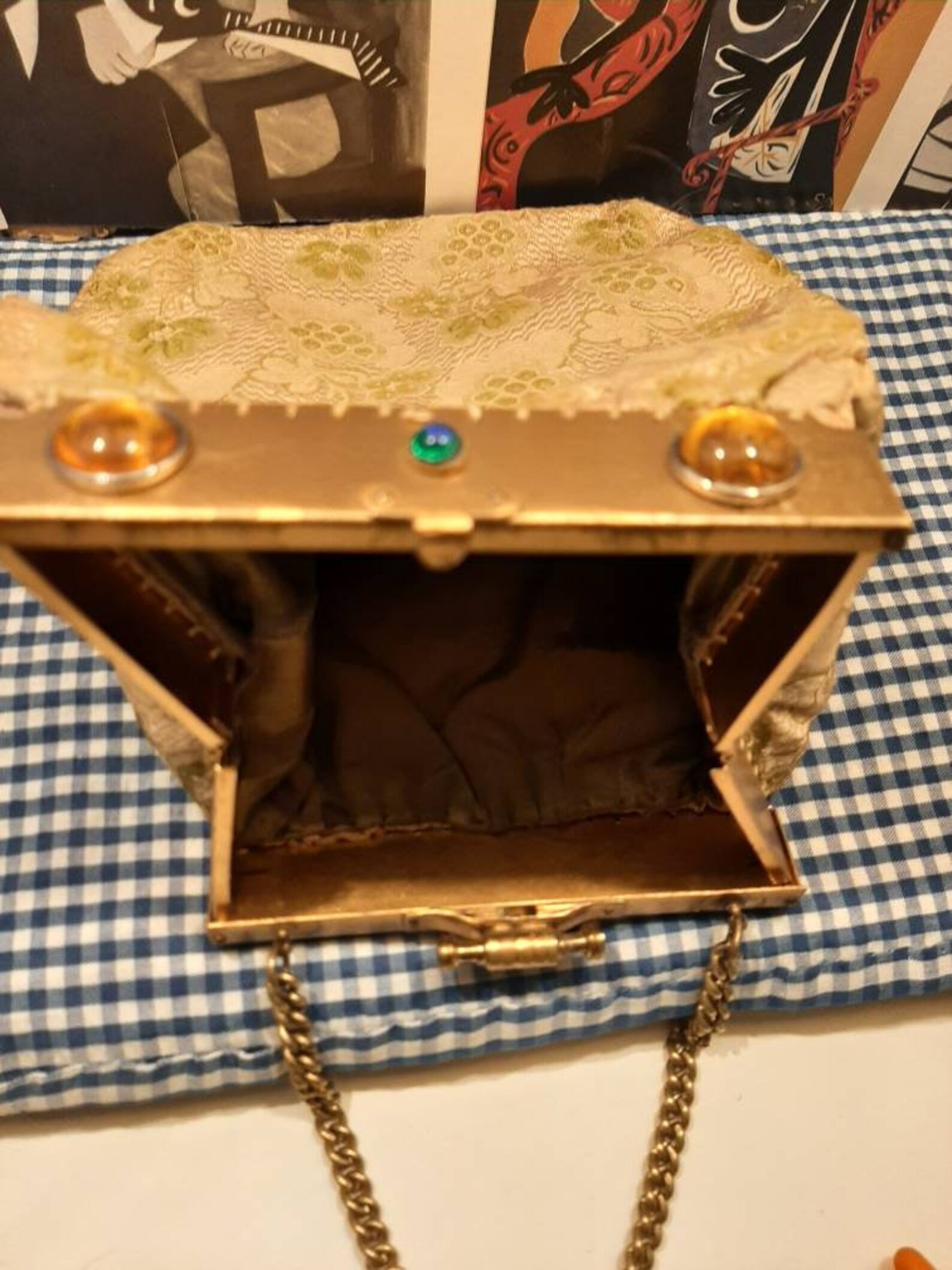 255. Beautiful vintage Evening bag/cocktail bag. Etsy