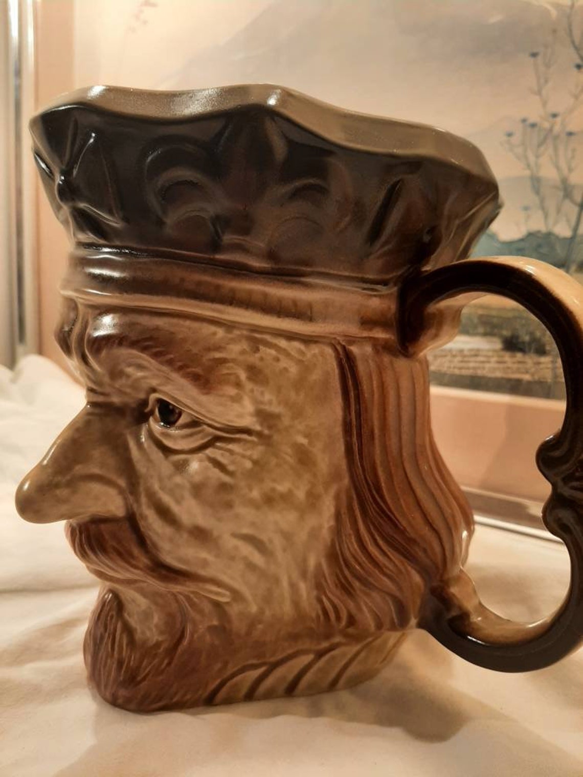 38227. Vintage kingston pottery Richard 1 Toby Etsy