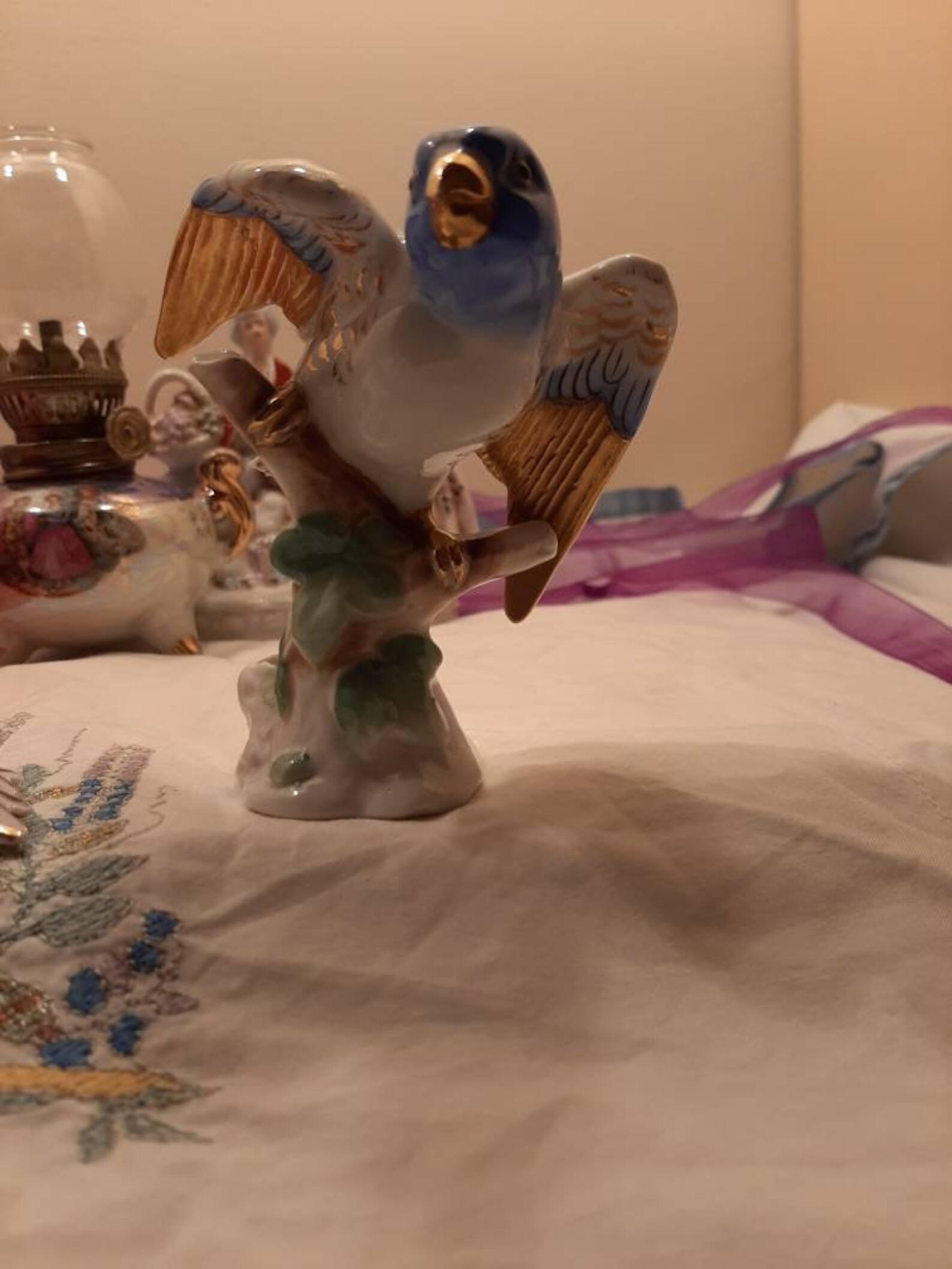 41199. Vintage fine bone china ornaments 1 rare. Etsy