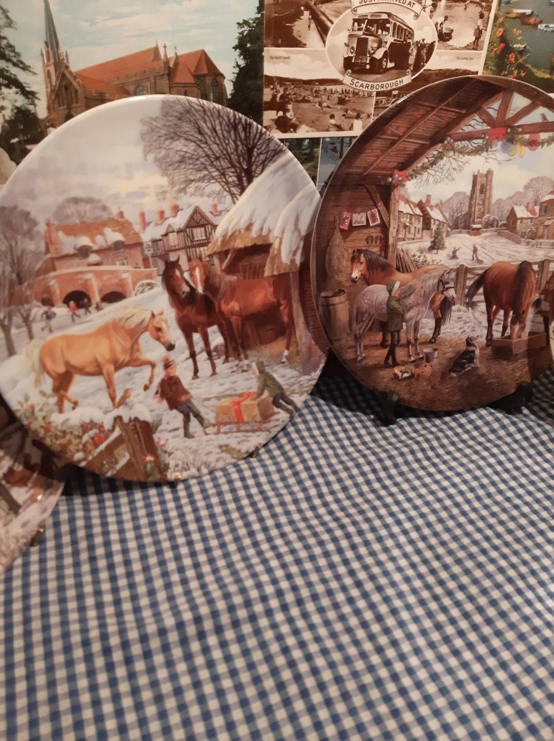 338. Vintage wedgewood limited edition plates by Tony Etsy