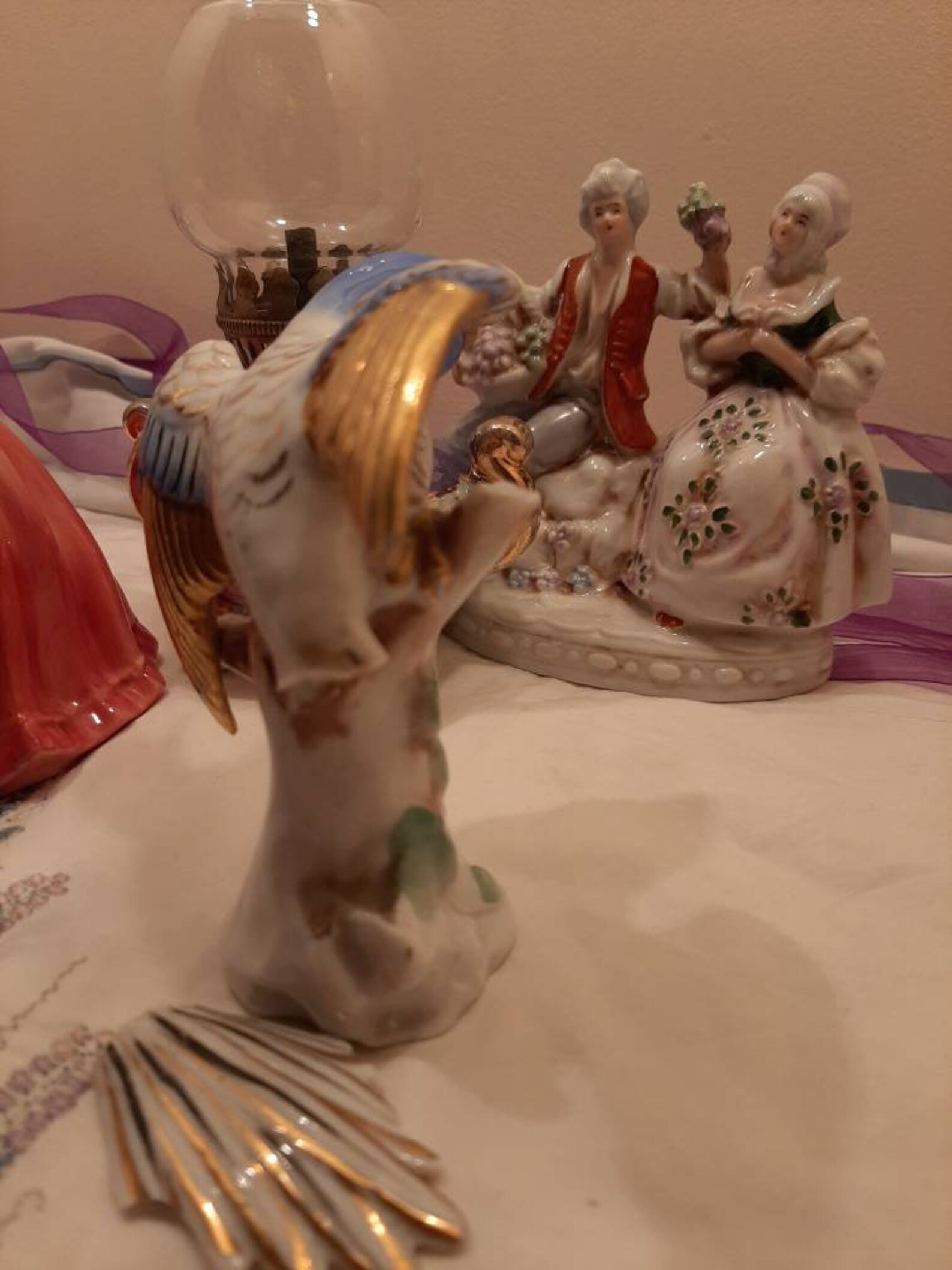 41199. Vintage fine bone china ornaments 1 rare. Etsy