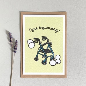 Wenskaart verjaardag | Birthday card | Happy birthday | Verjaardagskaart | Grappige wenskaart | Grappige verjaardagswens | Gefeliciteerd