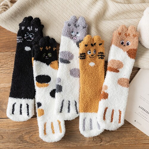 warm cat socks