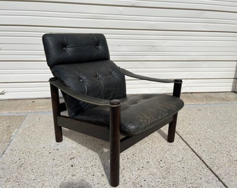 Vintage Danish Modern Lounge Chair "Beo" Model By Jeki Mobler Scandinavian