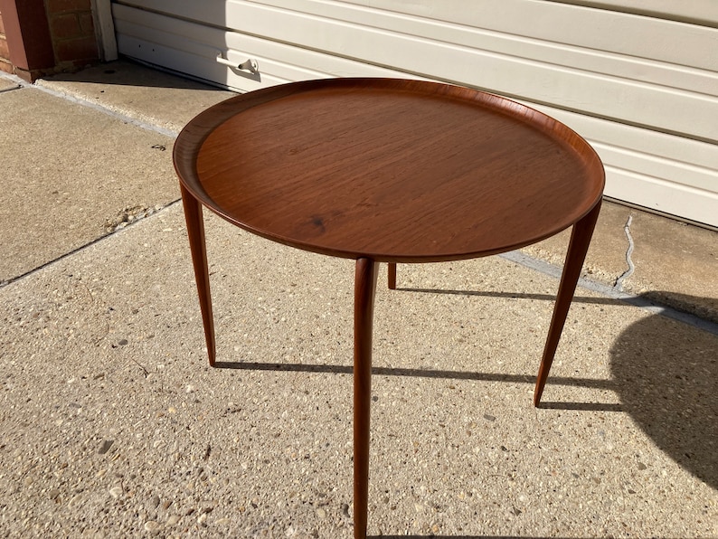 Vintage Danish Modern Teak Tray Table by Willumsen and Engholm
